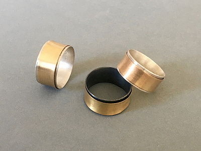 Unikate aus Metall : Spielringe zweiteilig