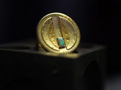 Hoch kreativ - Goldschmiedin Martina Hoch : Ring - Gold - Einzelstück